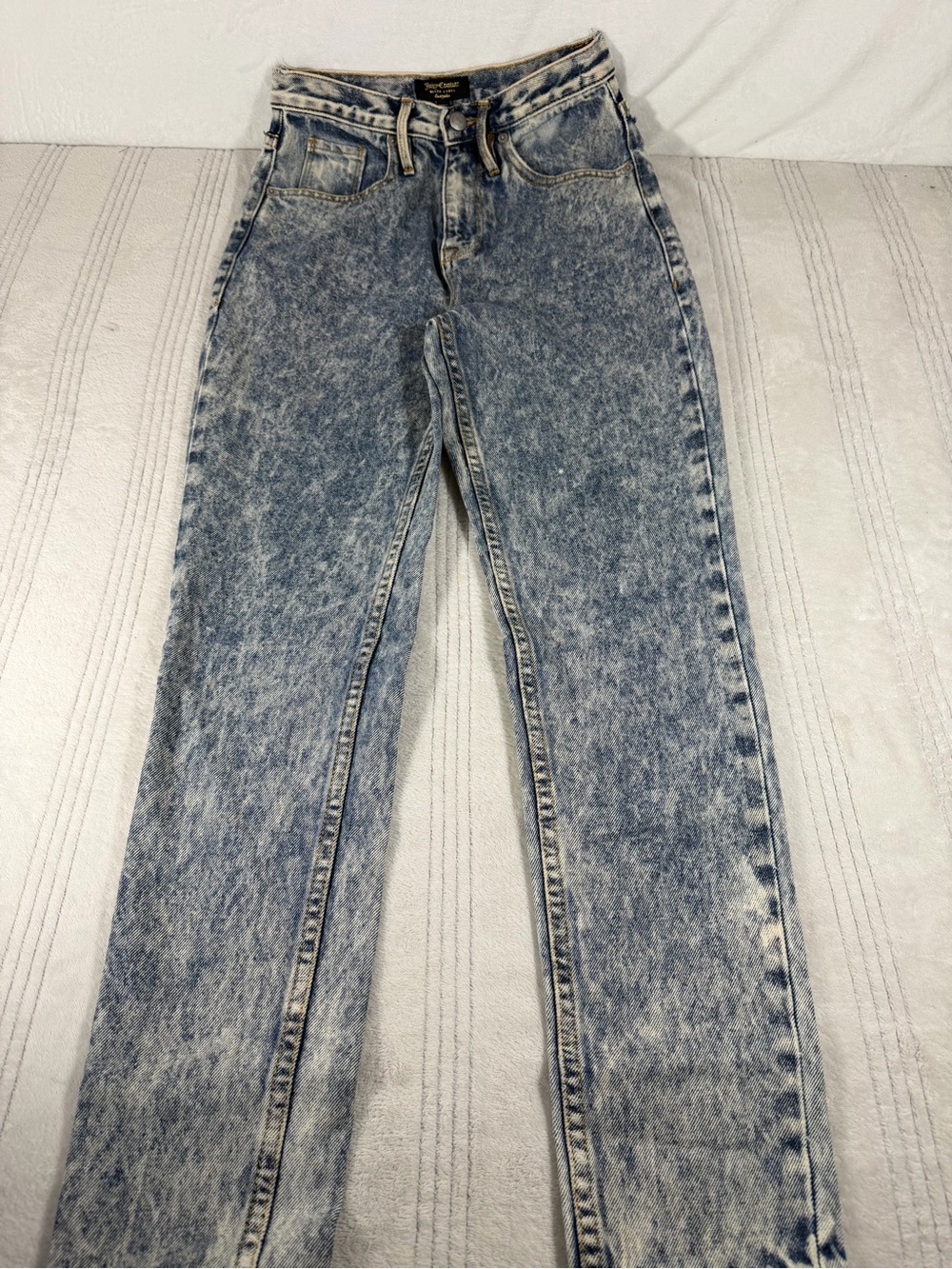 Juicy Couture Black Label Acid Wash Girlfriend Jeans Size 24 - Picture 3 of 10